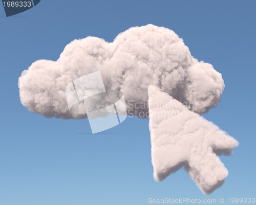 Image of Cloud with arrow cursor