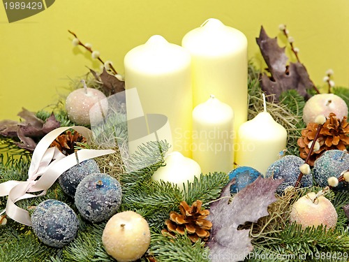 Image of Christmas candles