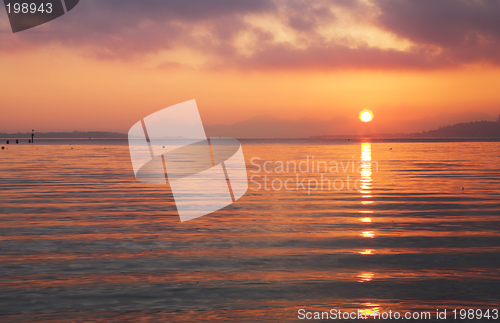 Image of Sunset on the Mediterranean