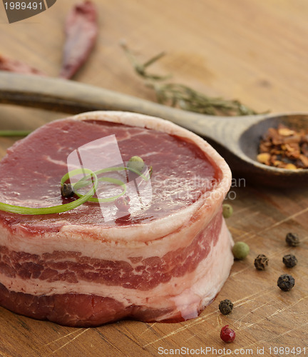 Image of Bacon Wrapped Beef Fillet