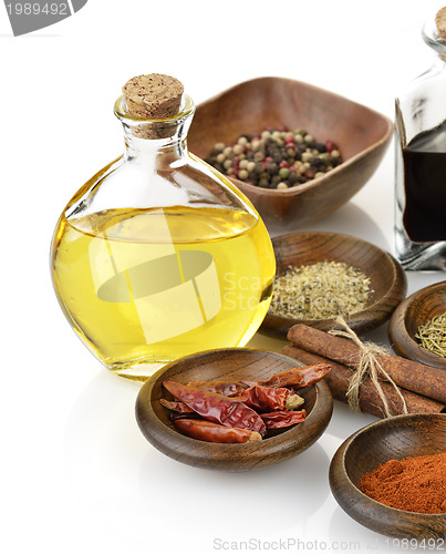 Image of Olive Oil,Vinegar And Spices