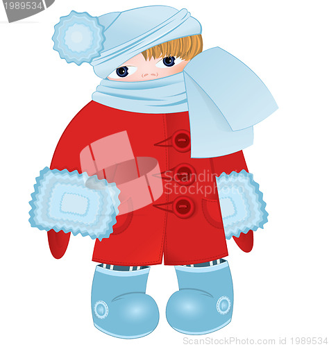 Image of Cartoon kid in red 