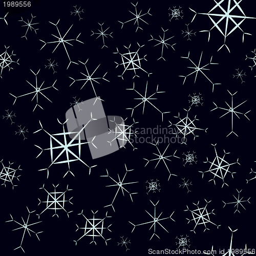 Image of Snowflake seamless 