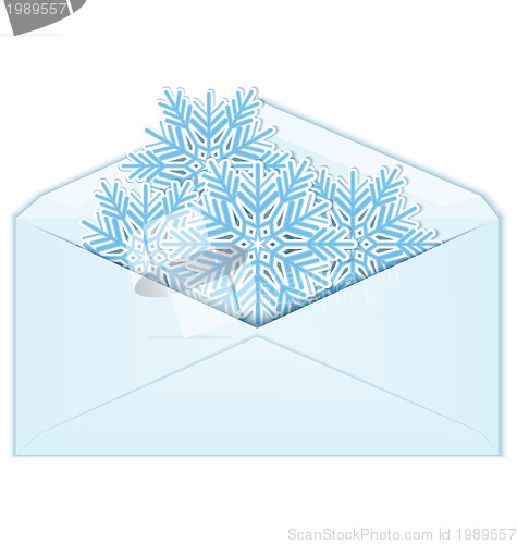 Image of Snowflake in envelope 