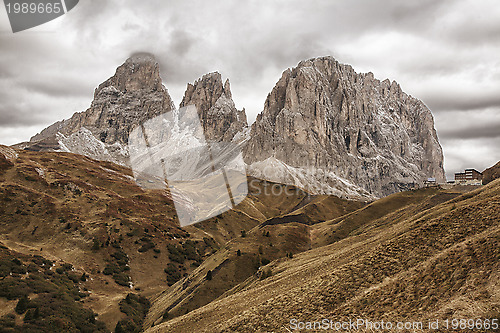 Image of Pass of Sella Dolomites