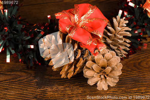 Image of Christmas decoration detail