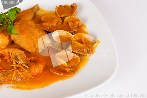 Image of Hake in cider sauce