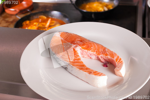 Image of Raw salmon