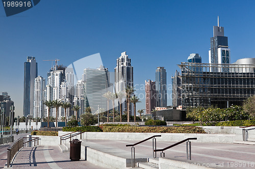 Image of New skyscrapers in Dubai marina 
