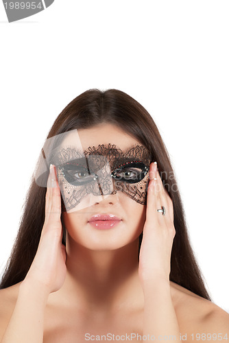 Image of girl at mask