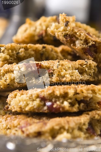 Image of Freshly baked cranberry cookies