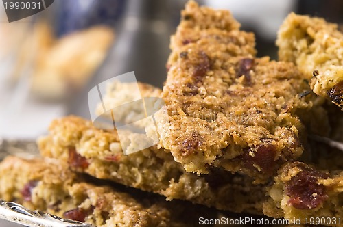 Image of Freshly baked cranberry cookies