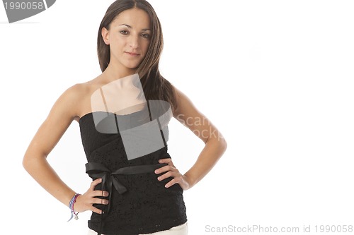 Image of real young beautiful woman