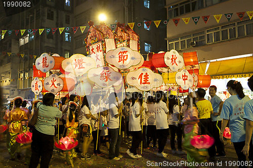 Image of Tai Hang Fire Dragon Dance in Hong Kong