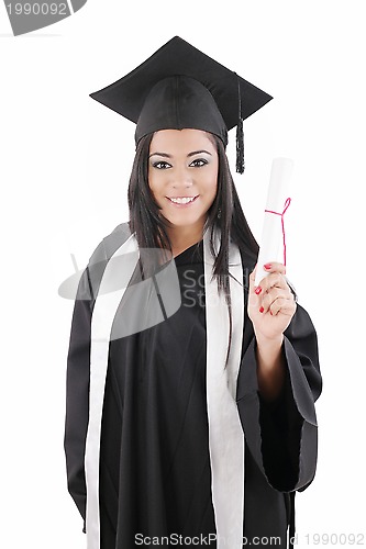 Image of picture from a young graduation woman 