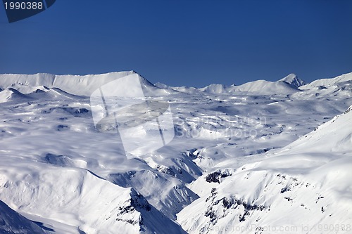 Image of Snowy mountain plateau