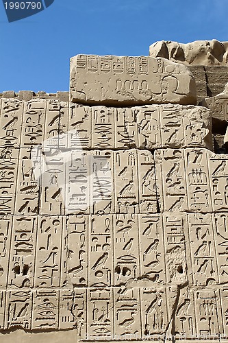 Image of Ancient egypt hieroglyphs