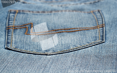 Image of jeans pocket