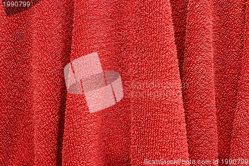 Image of red hand towel