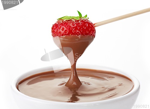 Image of Strawberry with chocolate