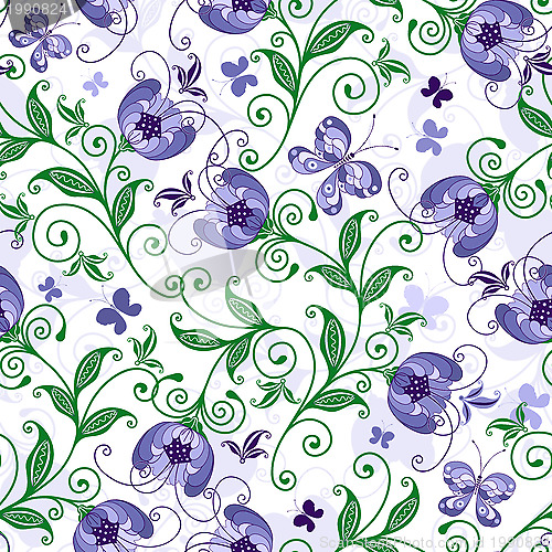 Image of Seamless floral pattern