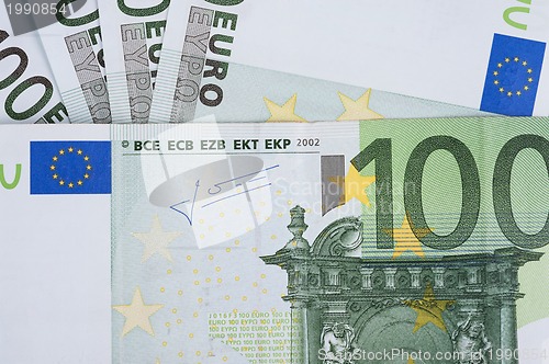 Image of euro banknotes