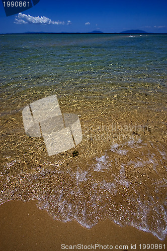 Image of beach  and the water in nosy mamoko