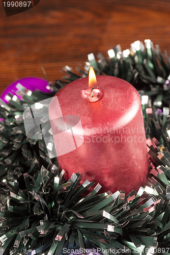 Image of Christmas candle