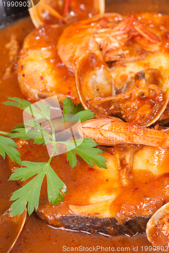 Image of Seafood in cider sauce