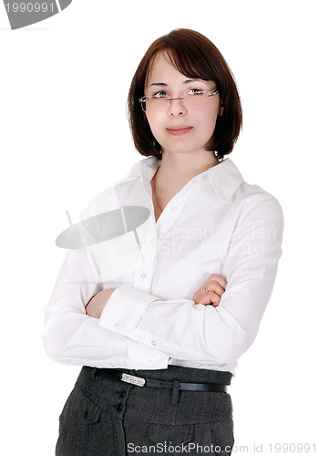 Image of Portrait of business lady in the studio