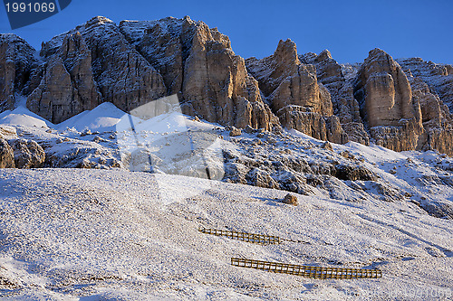 Image of Winter morning Pordoi