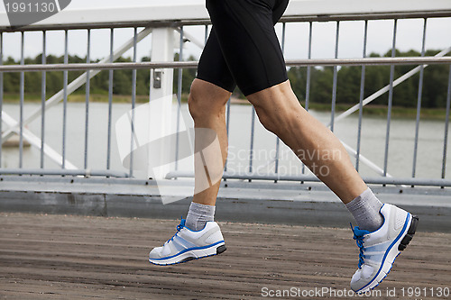 Image of Runner in mid stride