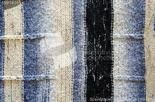 Image of knit wool background old handmade sweater pattern 