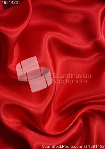 Image of Smooth Red Silk