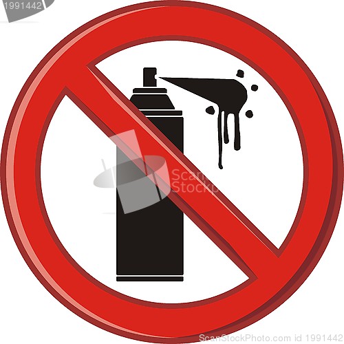 Image of Prohibition of spraying