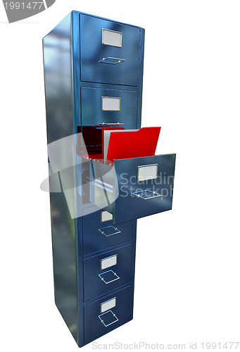 Image of filing cabinet for important documents