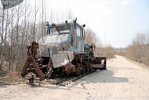 Image of Russian old tractor