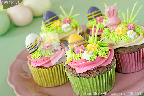 Image of Easter cupcakes