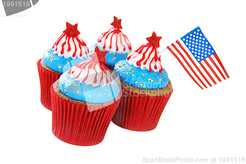 Image of Patriotic cupcakes