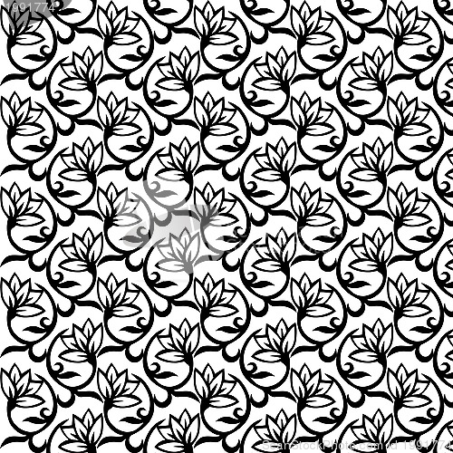 Image of seamless floral pattern