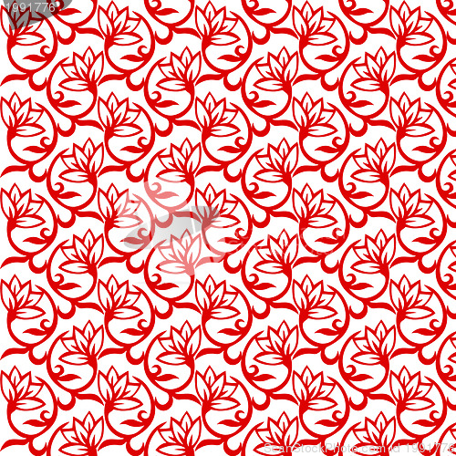 Image of seamless floral pattern