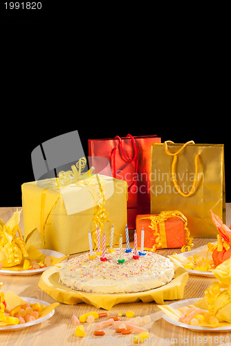 Image of Birthday party still life