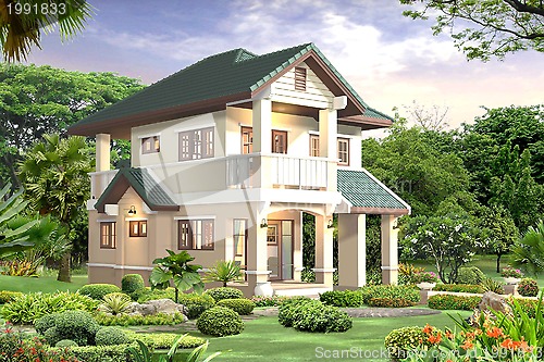 Image of 3d house