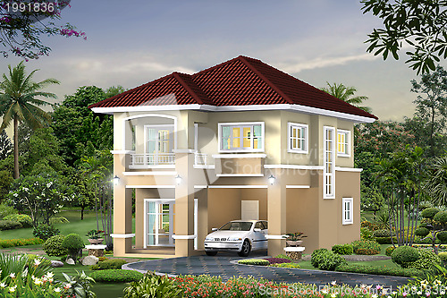 Image of 3d house