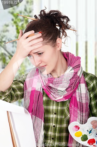 Image of Female painter