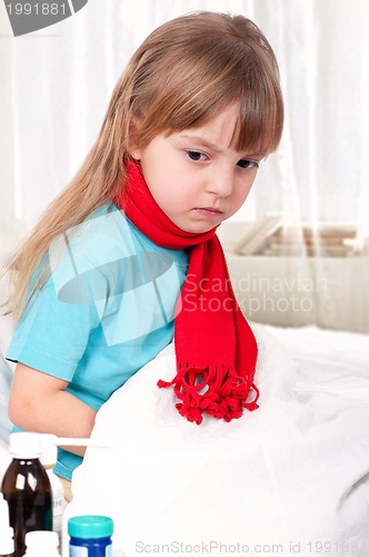 Image of Sick girl