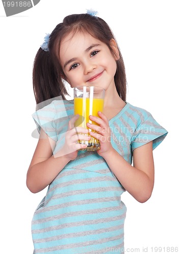 Image of Girl drinking juice