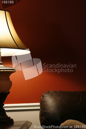 Image of Lamp and the Couch - Vertical