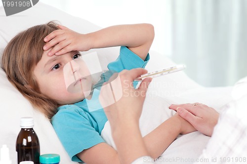 Image of Sick girl