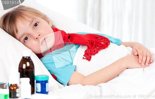 Image of Sick girl